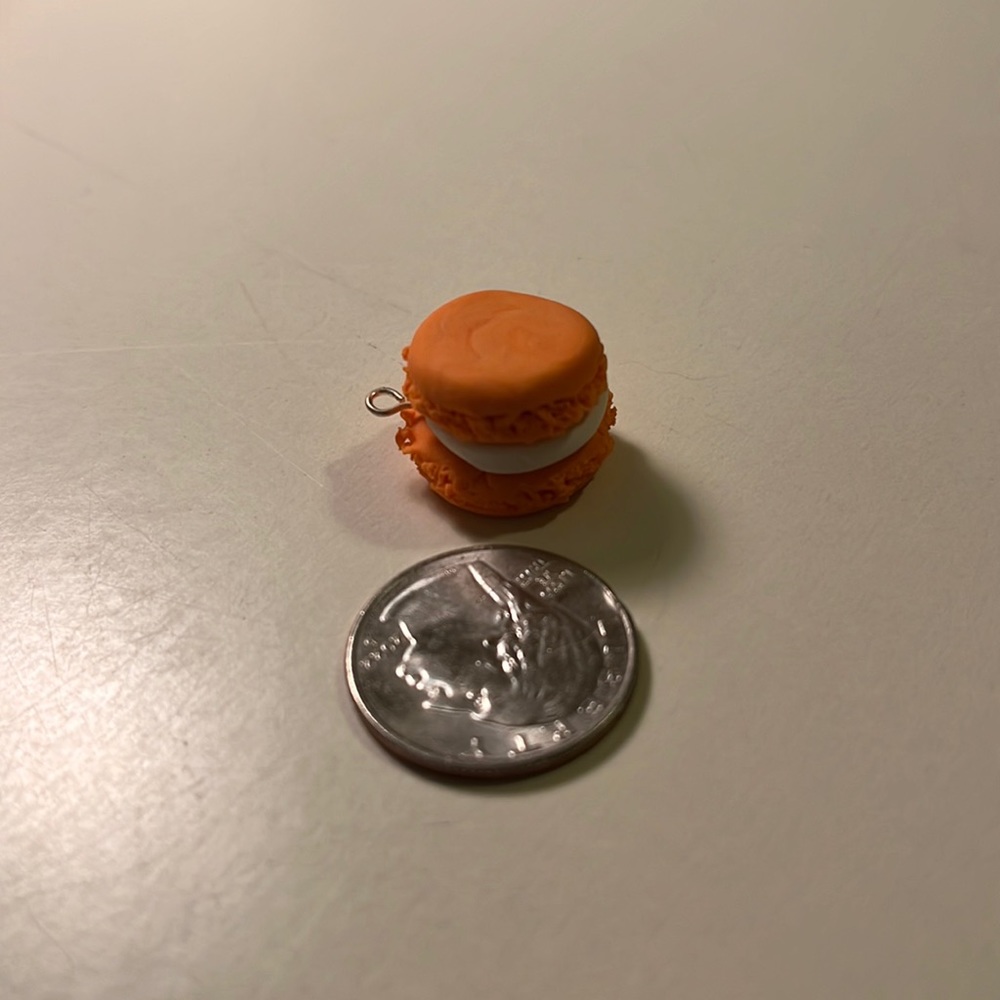Clay macaron charm
